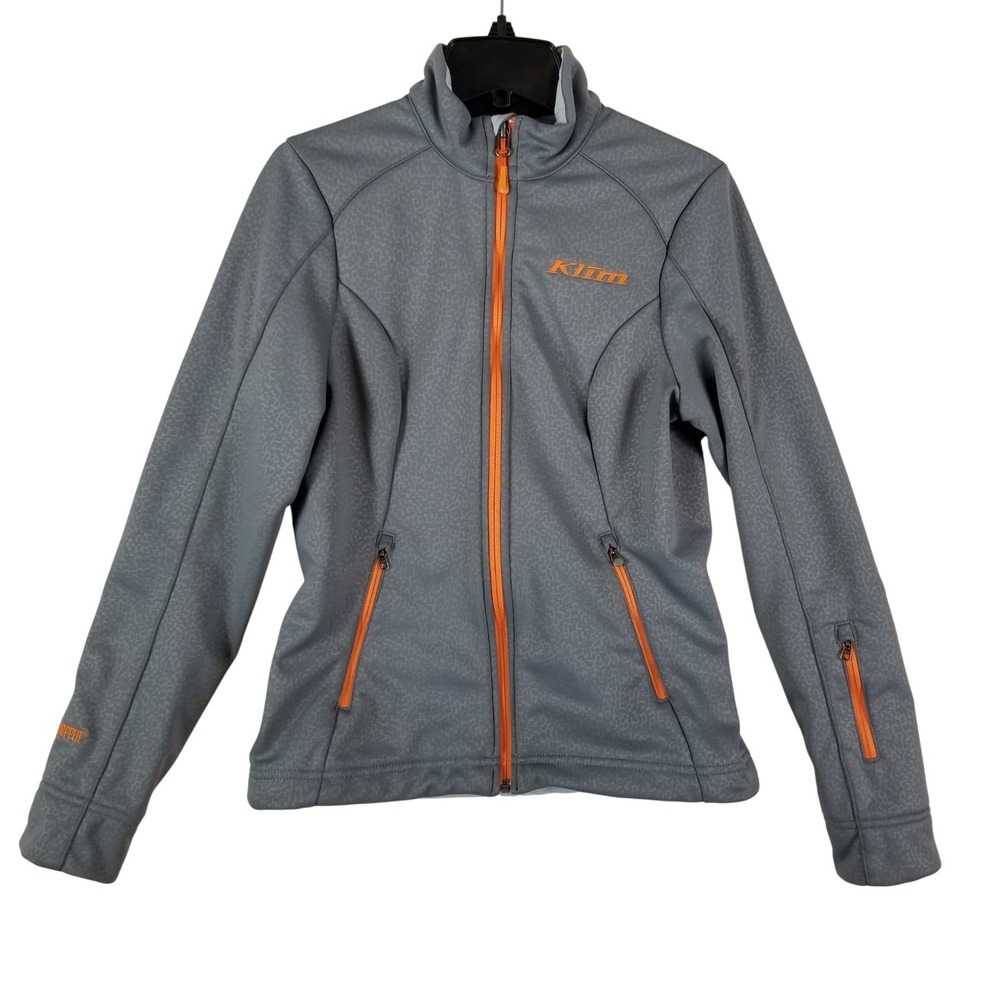Klim Whistler Jacket Women S Grey Orange Gore-Tex Windstopper Softshell 4023-002